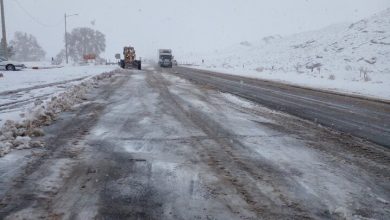 حجم و ارتفاع باورنکردنی برف در این گردنه کشور | ببینید