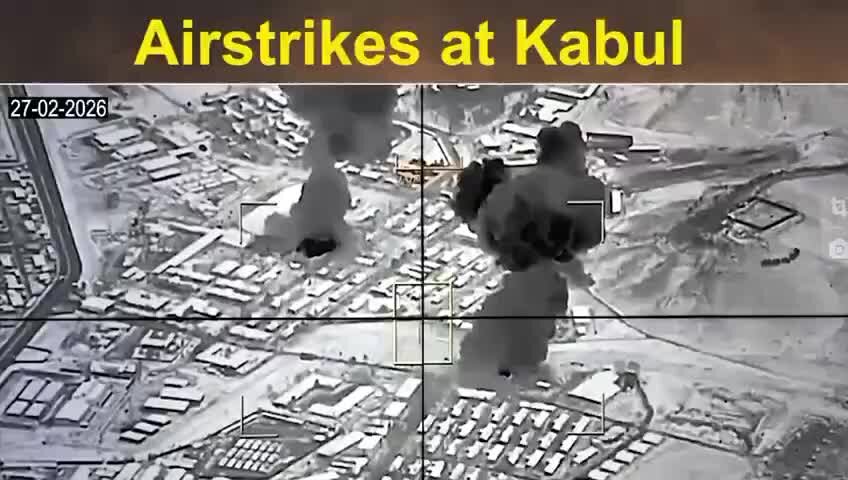 صحنه‌هایی از حملات هوایی شب گذشته به کابل | ببینید