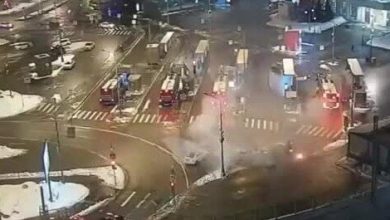 لحظه حمله انتحاری در مسکو | ببینید