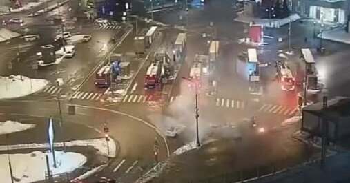 لحظه حمله انتحاری در مسکو | ببینید