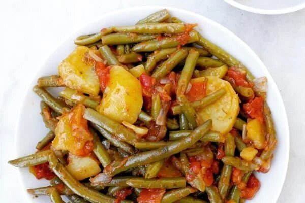 طرز تهیه خوراک لوبیا سبز مجلسی با طعمی بینظیر طرز تهیه خوراک لوبیا سبز مجلسی با طعمی بینظیر