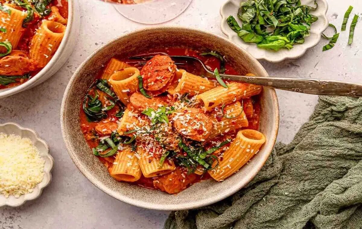 طرز تهیه پاستا اسفناج؛ فوری و خوشمزه طرز تهیه پاستا اسفناج؛ فوری و خوشمزه