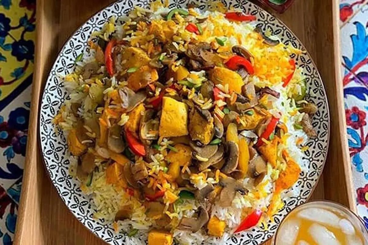 قارچ پلو با مرغ، پلوی مخلوط خوشمزه و مقوی قارچ پلو با مرغ، پلوی مخلوط خوشمزه و مقوی