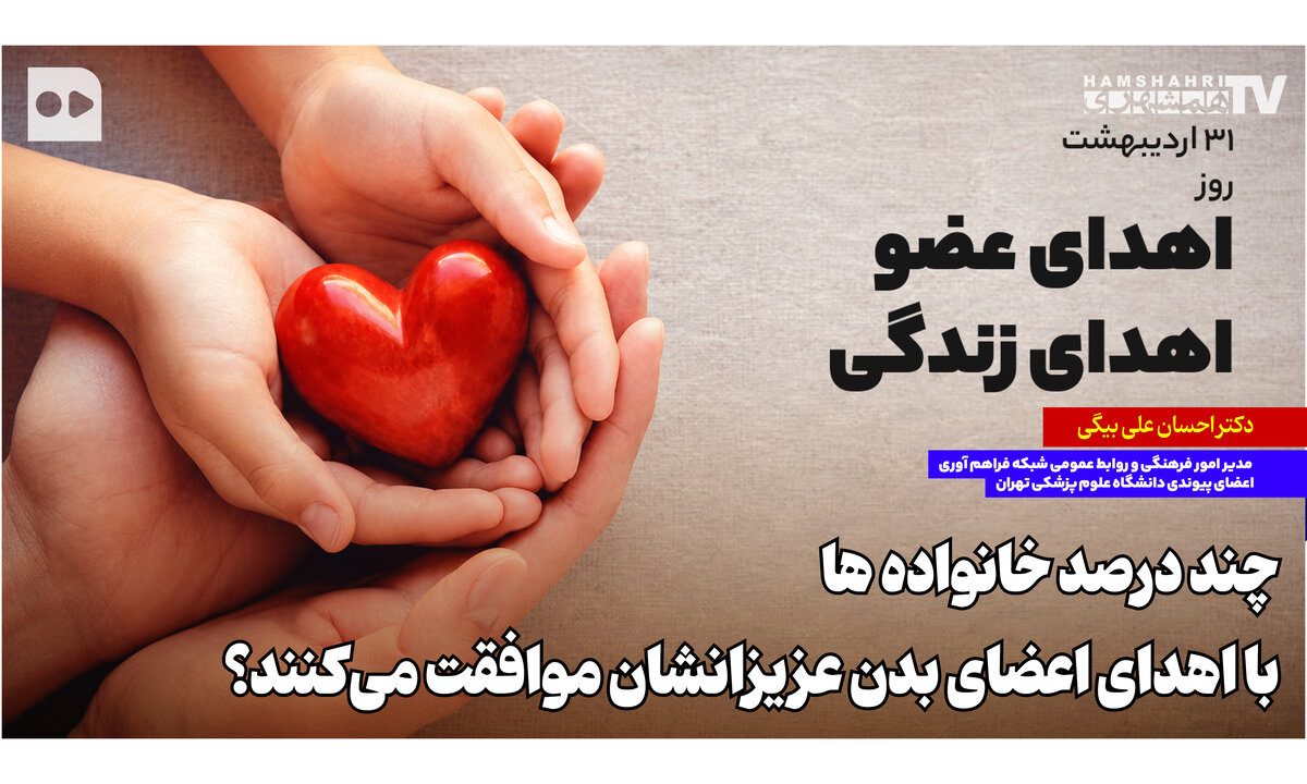 چند درصد خانواده‌ها با اهدای اعضای بدن عزیزانشان موافقت می‌کنند؟