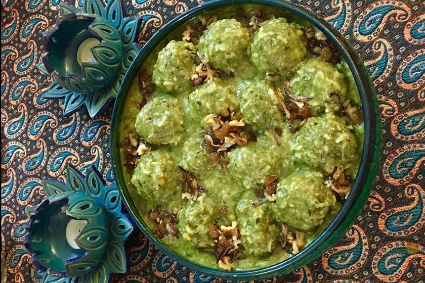 این کوفته شیرازی با همه کوفته‌ها فرق دارد؛ طرز تهیه کوفته سبزی مجلسی