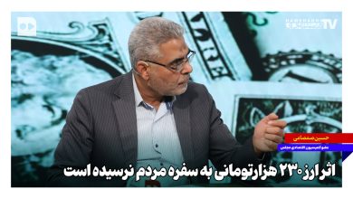اثر ارز ۲۳۰ هزار تومانی به سفره مردم نرسیده است
