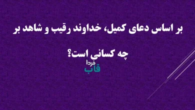 بر اساس دعای کمیل، خداوند رقیبو شاهد بر چه کسانی است؟