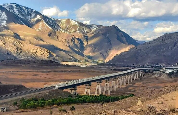 نمایی از پل منجیل در دوران قاجار؛ ۱۳۳ سال قبل + عکس